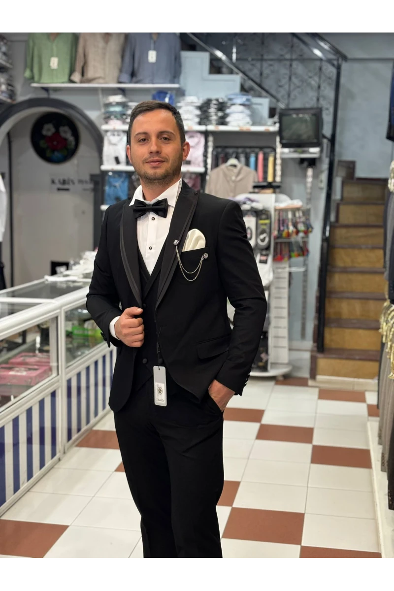 SMALTO LİKRALI SLİMFİT ÇİFTYIRTMAÇLI DAMATLIK TAKIM ELBİSE NSP-1171