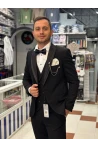 SMALTO LİKRALI SLİMFİT ÇİFTYIRTMAÇLI DAMATLIK TAKIM ELBİSE NSP-1171