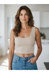 HEYY BEE FİTİLLİ KAŞKORSE KALIN ASKILI CROP ATLET 3876